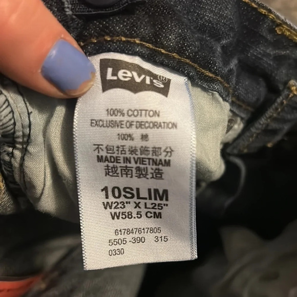 Blue Levi 505 Jeans - Picture 7 of 7